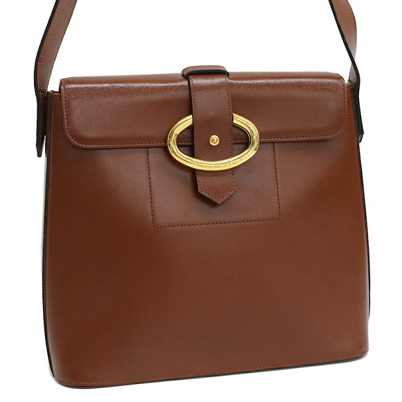 Dior Handbags - Christian Dior Crossbody Shoulder Bag Brown Leather